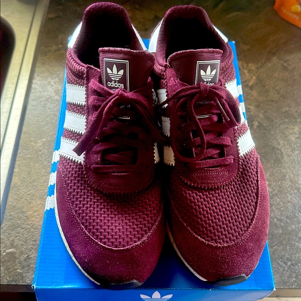 Adidas, I-5923 Boost Maroon D97210 Burgundy/Red Men's Shoes